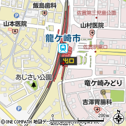 佐貫駅周辺の地図