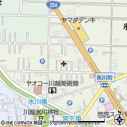 埼玉県川越市氷川町146-7周辺の地図