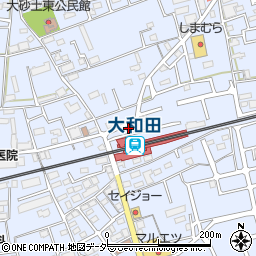 十万石　大和田店周辺の地図