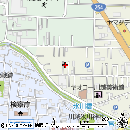 埼玉県川越市氷川町91-12周辺の地図