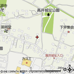 茨城県取手市下高井1396周辺の地図