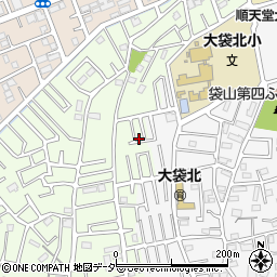 埼玉県越谷市恩間710-17周辺の地図