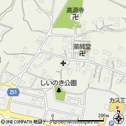 茨城県取手市下高井1313周辺の地図