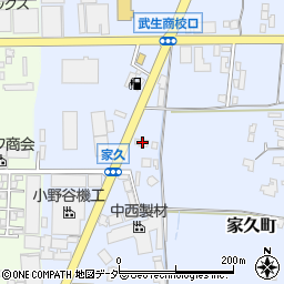 福井県越前市家久町60周辺の地図