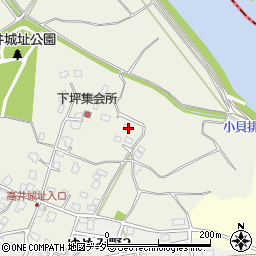 茨城県取手市下高井1454周辺の地図