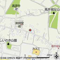 茨城県取手市下高井1351周辺の地図