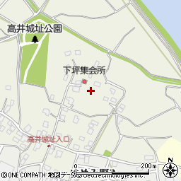 茨城県取手市下高井1457周辺の地図