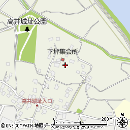 茨城県取手市下高井1458周辺の地図