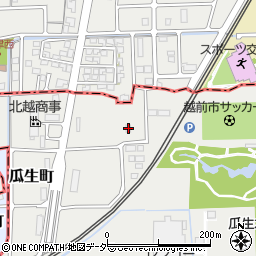 福井県越前市瓜生町8周辺の地図