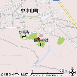 国中神社社務所周辺の地図