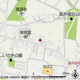 茨城県取手市下高井1363周辺の地図