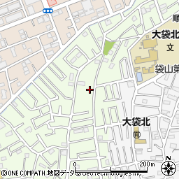 埼玉県越谷市恩間664-1周辺の地図