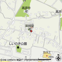 茨城県取手市下高井1324周辺の地図