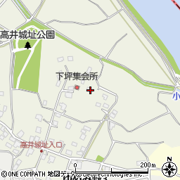 茨城県取手市下高井1456周辺の地図