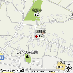 茨城県取手市下高井1310-3周辺の地図