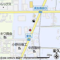 福井県越前市家久町58周辺の地図