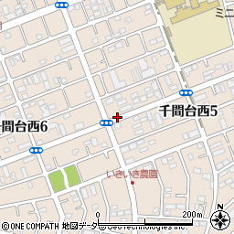 稲荷神社入口周辺の地図