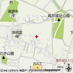 茨城県取手市下高井1373周辺の地図