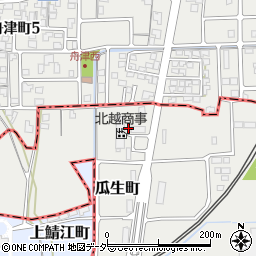 福井県越前市瓜生町9周辺の地図