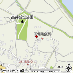 茨城県取手市下高井1440周辺の地図