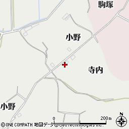 茨城県稲敷市小野451周辺の地図