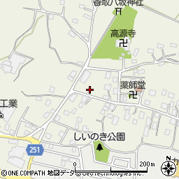 茨城県取手市下高井1272-12周辺の地図