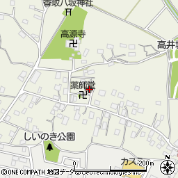茨城県取手市下高井1325周辺の地図