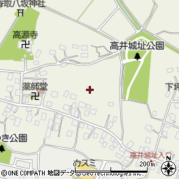 茨城県取手市下高井1382周辺の地図