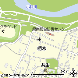 茨城県取手市椚木102周辺の地図