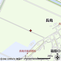 千葉県香取市長島1665周辺の地図