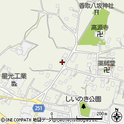 茨城県取手市下高井1245周辺の地図