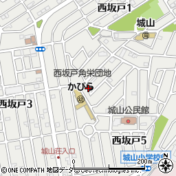 埼玉県坂戸市西坂戸周辺の地図