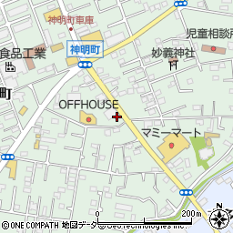 川越警察署神明町交番周辺の地図