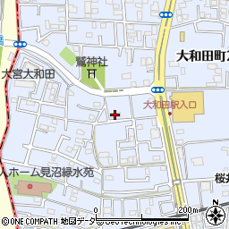 大和田パークハイツＡ周辺の地図