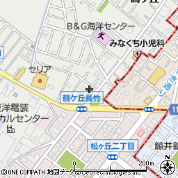 ファミリーマート鶴ヶ島鶴ヶ丘店周辺の地図