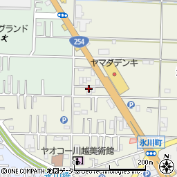 埼玉県川越市氷川町53-4周辺の地図