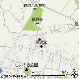 茨城県取手市下高井1309周辺の地図