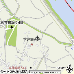 茨城県取手市下高井1446周辺の地図