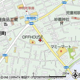 カルビ大将　川越店周辺の地図