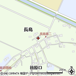 千葉県香取市長島1208周辺の地図