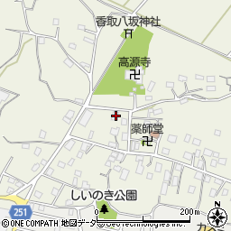 茨城県取手市下高井1298-1周辺の地図