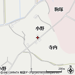 茨城県稲敷市小野435周辺の地図
