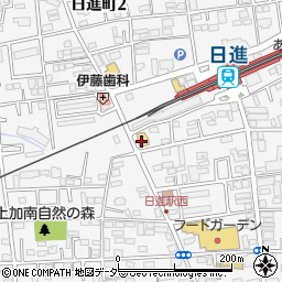 セブンイレブン大宮日進駅西店周辺の地図
