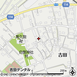埼玉県川越市吉田周辺の地図