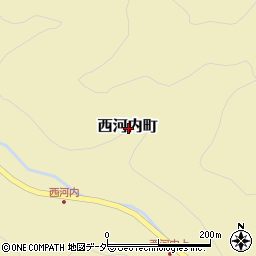 福井県越前市西河内町周辺の地図