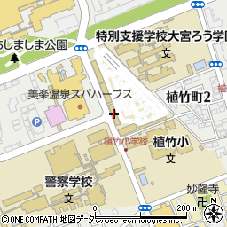 埼玉県警察本部運転教育課大宮分室周辺の地図