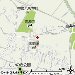 茨城県取手市下高井1331周辺の地図