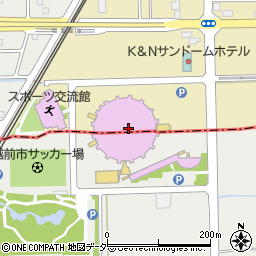 サンドーム福井周辺の地図