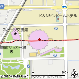 サンドーム福井周辺の地図