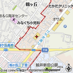 ドラッグストアセキ鶴ヶ島店周辺の地図